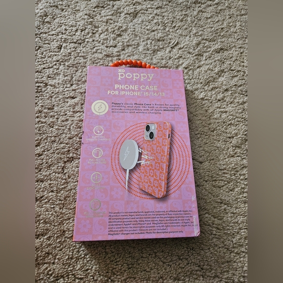 ⚓️XO Poppy Iphone 15/14/13 Case - Picture 3 of 4